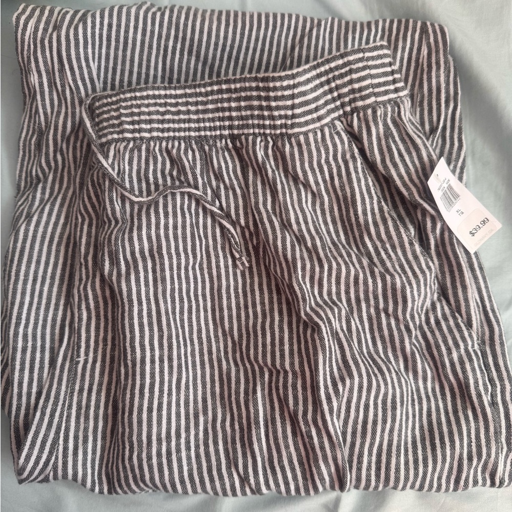 Striped Gray Skirt